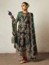 Hussain Rehar Embroidered Organza Suit Unstitched 3 Piece - Formal Collection